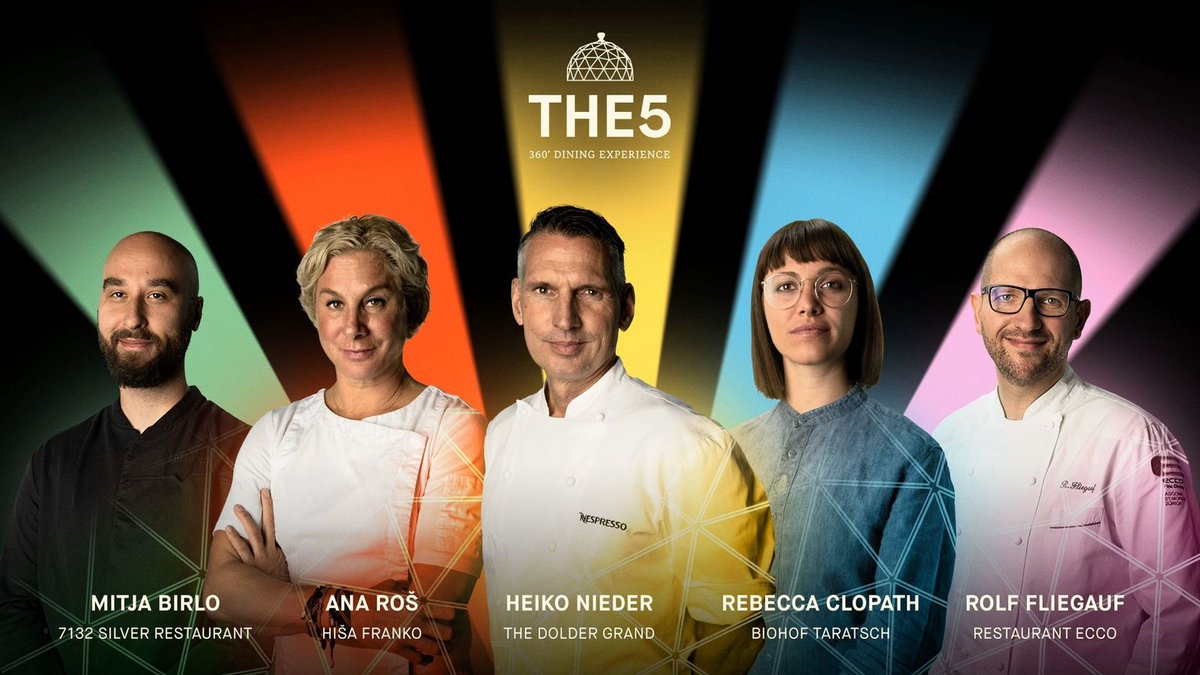 Event_Butler's tweet image. The5 - 5 Starköche kreieren 5 Gänge zu 5 verschiedenen Farbwelten: bit.ly/2VJfnUn #popup #gourmet #weihnachtsfeier #starkoch #zürich