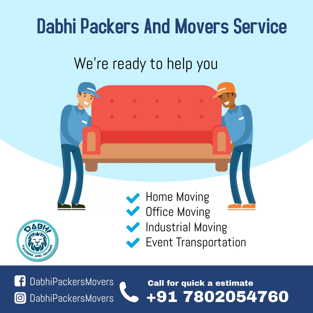 DabhiMovers's tweet photo. We're Ready To Help You.
Packers And Movers In #Ahmedabad
#Moving #Shifting #Logistic #Transportation #PackersAndMovers https://t.co/aXwSTAJmD4