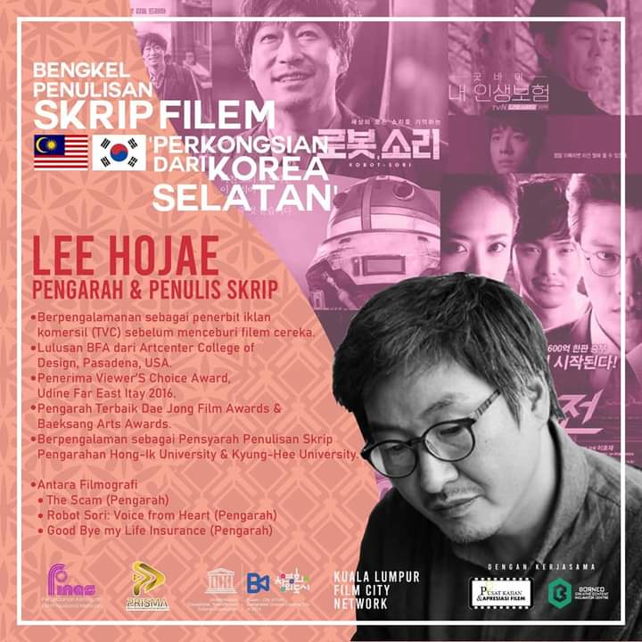 FinasMy's tweet photo. #LensaFINAS

Perbadanan Kemajuan Filem Nasional (FINAS), Busan UNESCO Creative City Network 🇰🇷 dan Kuala Lumpur Film City Network (KLFCN) 🇲🇾  akan menganjurkan Bengkel online ‘PENULISAN SKRIP FILEM CEREKA - Perkongsian Dari Korea Selatan’ 🇰🇷. Permohonan kini dibuka bagi program https://t.co/fTesea1XCO