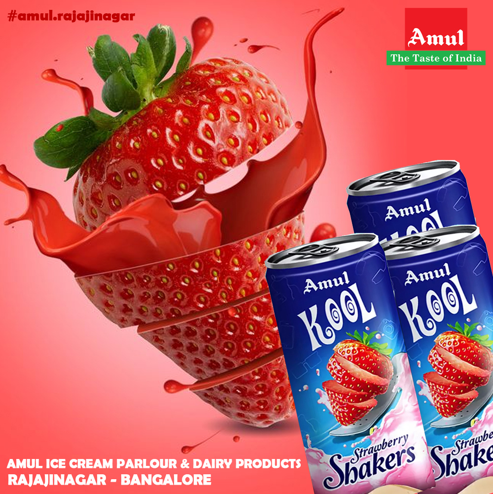 AMUL Strawberry Shakers - refreshing Kool Milkshake #amul #milkshake #strawberry #amulmilkshake #Amul #amulshakers #Kool #amuldairy #amulparlour #amulrajajinagar #amulparlourrajajinagar #amulbangalore #amulnearme #think and #creamy #milkshake #natural #energy #refresh #bindaas