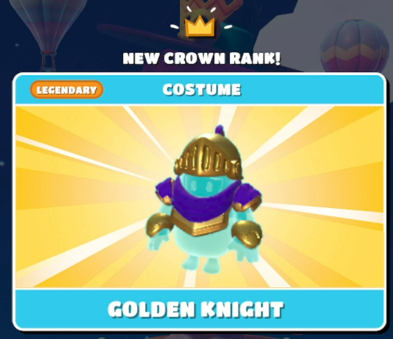 rinoranchero's tweet image. Golden Knight ACHIEVED! Getting this skin is great and all, but you all being there for it is really what made it special. Thank y'all so so much. I'm so lucky I've met so many awesome people because of this wonderful bean game ❤️