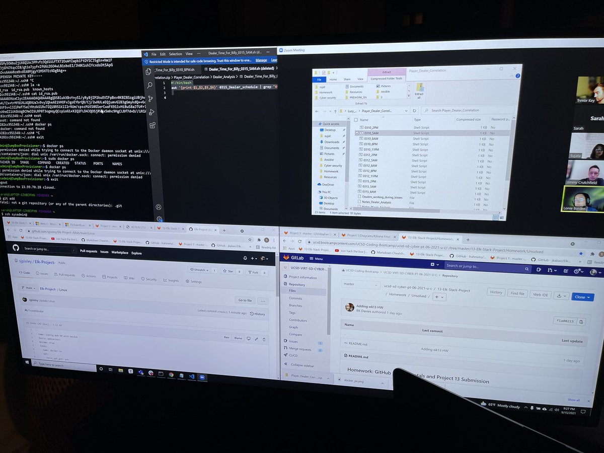 sarahpixley's tweet image. Elk Stack Project:

Installing a cloud monitoring system. Using @Azure cloud portal, using three #VirtualNetworks, two DVWAs, @ansible containers for a new @github repository. 

#cybersecurity #cloudsecurity