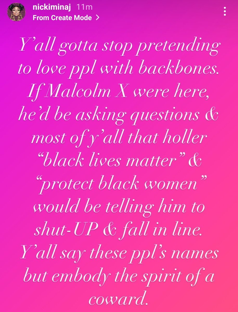 DaPrinceSleeze's tweet image. It needed to said and The Nicki Minaj said it.