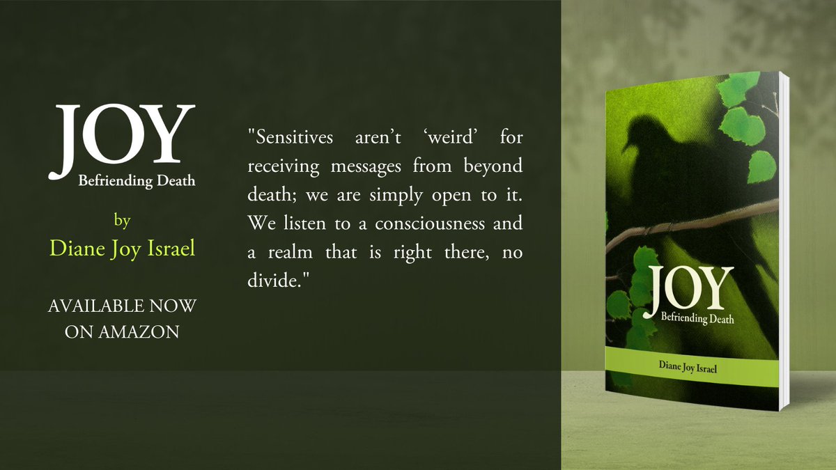 "Sensitives aren’t ‘weird’ for receiving messages from beyond death; we are simply open to it. We listen to a consciousness and a realm that is right there, no divide. "
amazon.com/Diane-Israel/e…