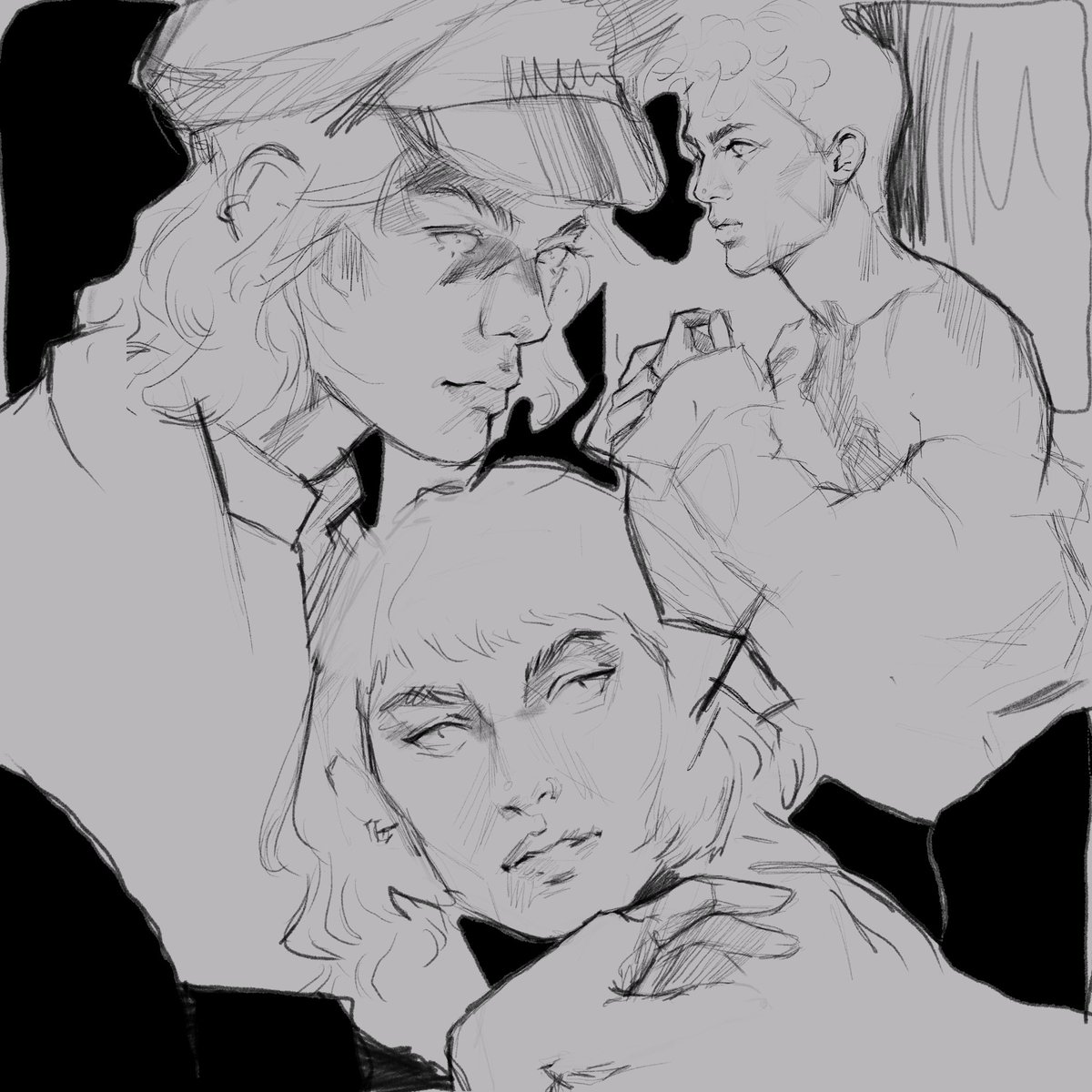 reign_n98's tweet image. Random sketches 🙇🏻