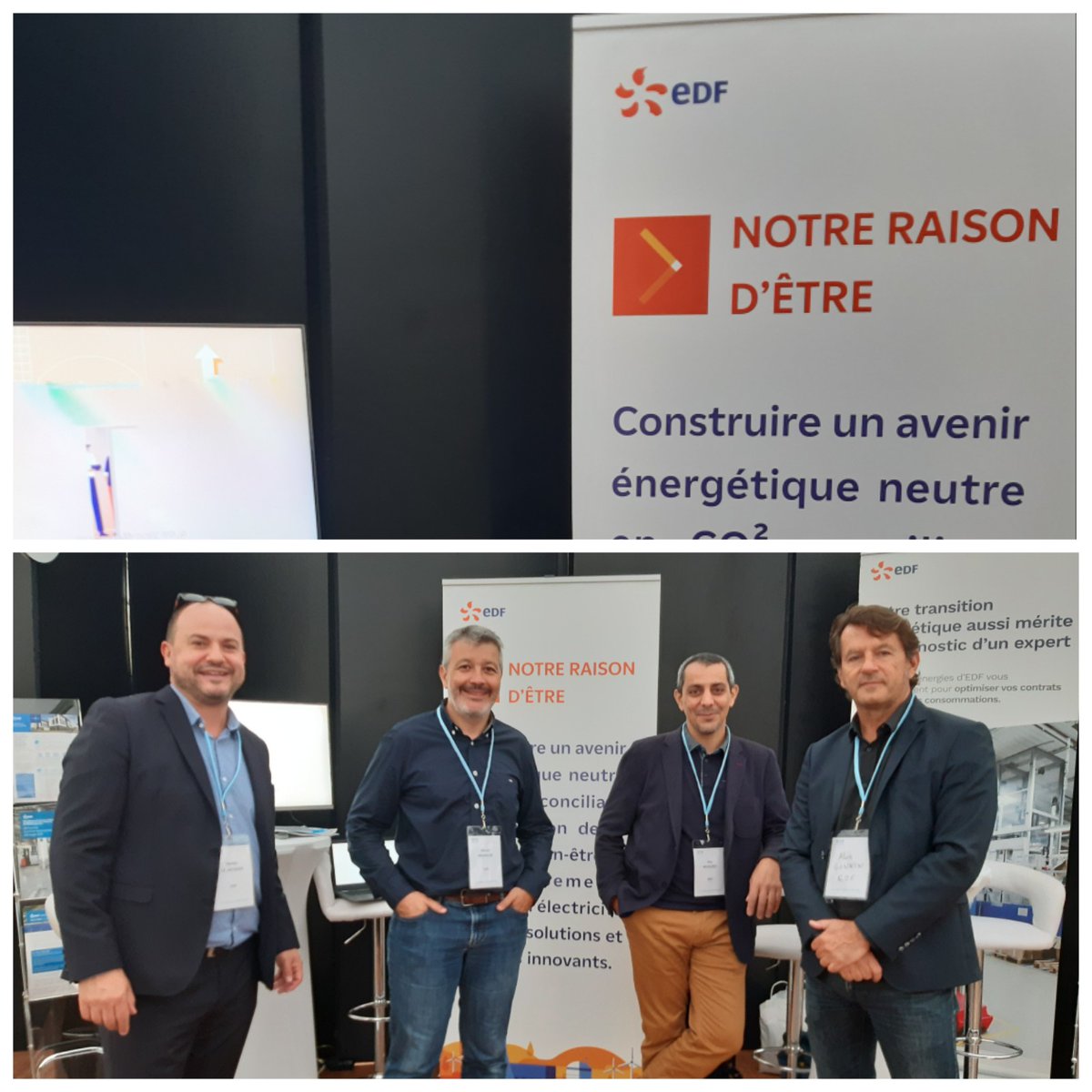 Une équipe de choc <a href="/EDF_Entreprises/">EDF Entreprises</a> #CommerceGrandCentre  pour accueillir tous les participants pour le #forum @areacentre pour aborder les sujets de la #transitionénergétique. La raison d'être du Groupe <a href="/EDFofficiel/">EDF</a> @EDFENR_Officiel <a href="/dalkia/">Dalkia</a> <a href="/Izivia/">IZIVIA</a>