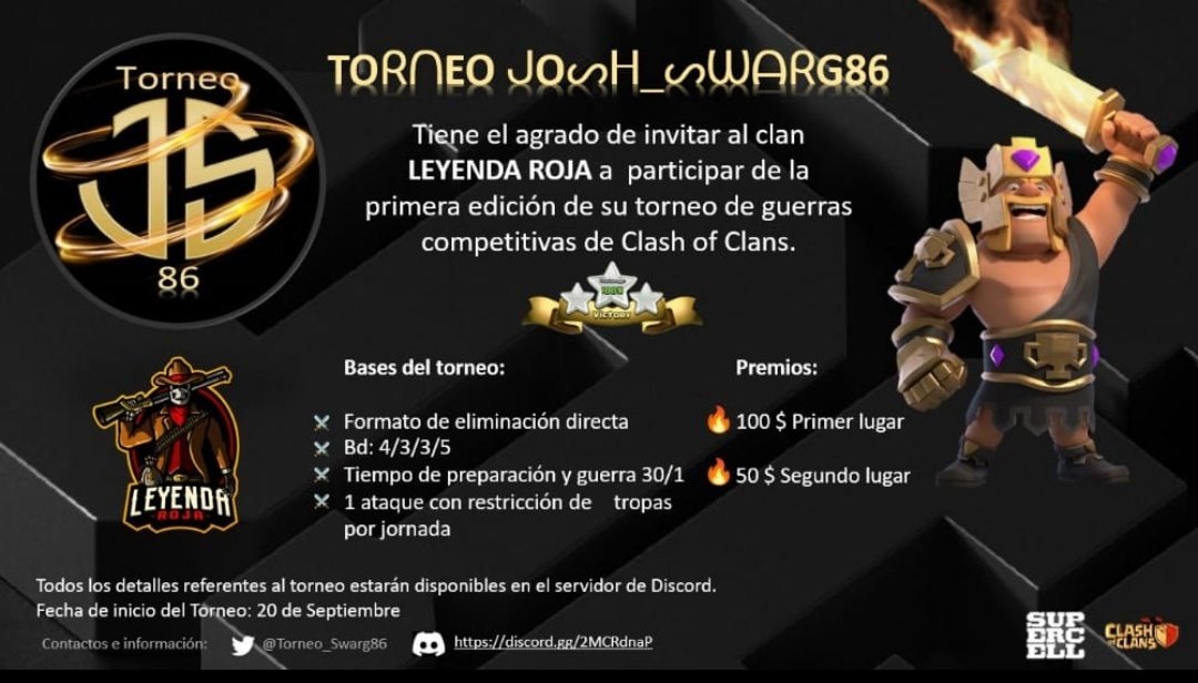 Leyenda Roja (@rojaleyenda) on Twitter photo Agradecimientos a <a href="/Torneo_Swarg86/">Josh_Swarg86</a> por la invitación. Vamos con todo y a dejar una huella en este torneo que estoy seguro será una experiencia espectacular Agradecimientos a <a href="/Torneo_Swarg86/">Josh_Swarg86</a> por la invitación. Vamos con todo y a dejar una huella en este torneo que estoy seguro será una experiencia espectacular