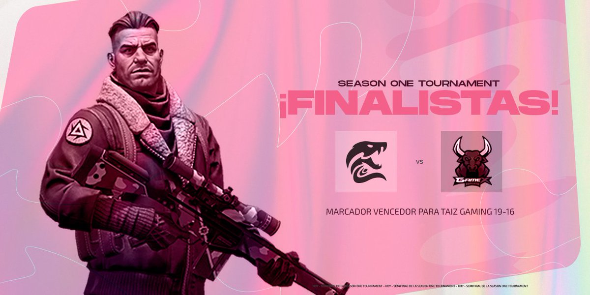 ¡GGWP! Después de un reñido mapa de vertigo, logramos llevarnos la victoria 19-16 sobre #GameX y estamos en la final de la season one tournament vs All Knights.

#GoTaiz🐍 |