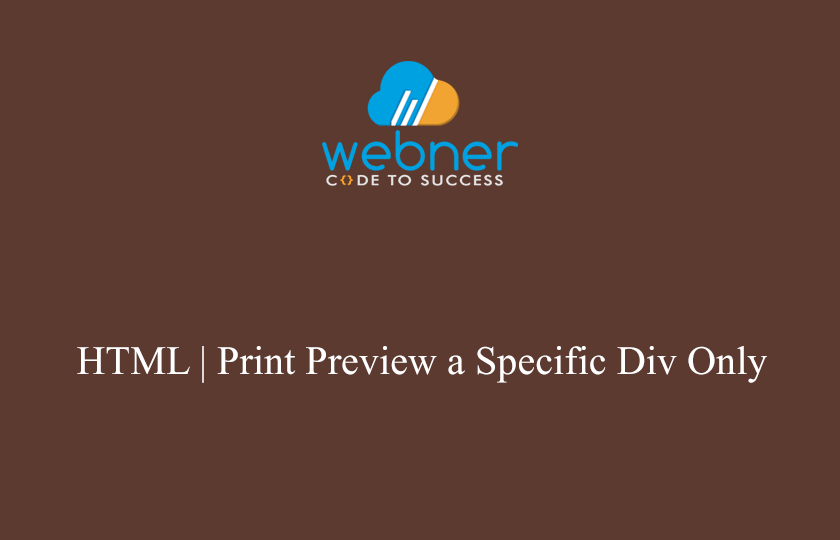 Webners's tweet photo. HTML | Print preview a specific div only
Read more: https://t.co/afR3zVQPSy
#programming #HTML #Printpreview #frontendwebdeveloper #elearning #webdevelopement #softwaredevelopment #onlinelearning #informationtech #elearningplatform https://t.co/h9HkCbhPVA