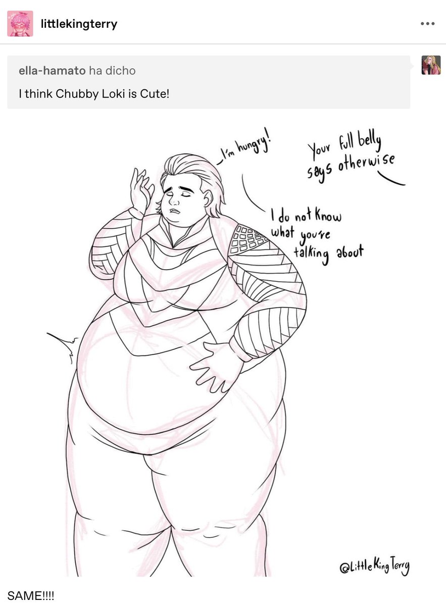 LittleKingTerry's tweet photo. #chubbyloki #chubby #fatloki https://t.co/F4BiiGC8BI