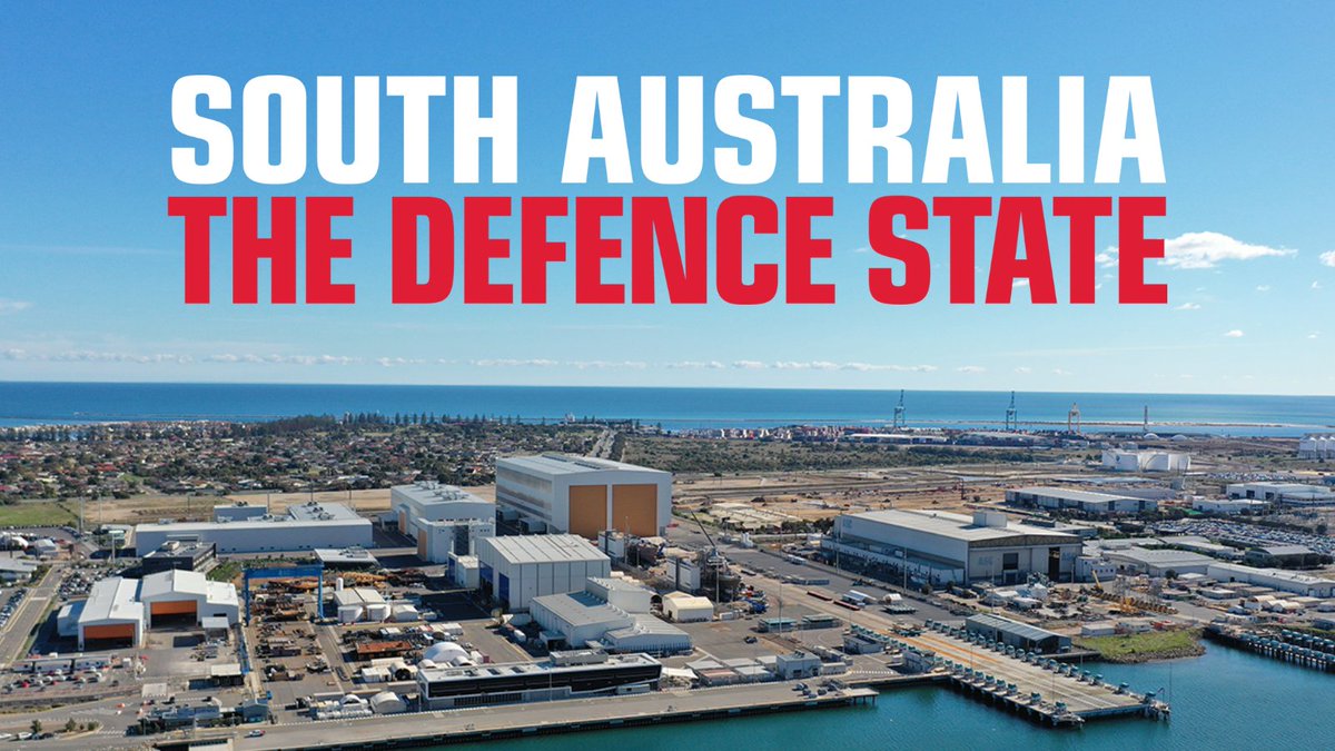 It's a historic day for South Australia's #Defence and #Shipbuildnig industries with 5,000 jobs supported for landmark future projects. 

Read the full media release here. ➡ bit.ly/2XsbfZK

#DefenceCareers #DefenceIndustry #ShipbuildingIndustry #ThrivingSA