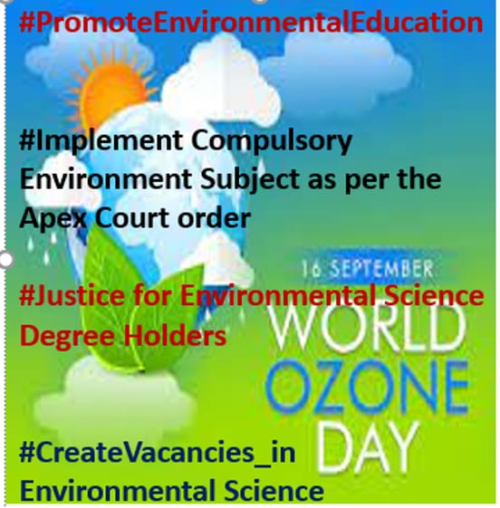 MaheshJsrbbau's tweet photo. #JusticeForEnvironmetalScienceDegreeHolders
@PMOIndia @EduMinOfIndia @ugc_india @dpradhanbjp @anandibenpatel @UPGovt @myogiadityanath https://t.co/KrKXixbDGG