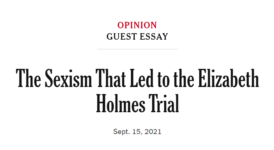 Birdyword's tweet photo. Damn, another huge NYT scoop. I thought it was 9 counts of wire fraud and 2 counts of conspiracy to commit wire fraud that led to the Elizabeth Holmes trial. https://t.co/6yY0Id3n5R