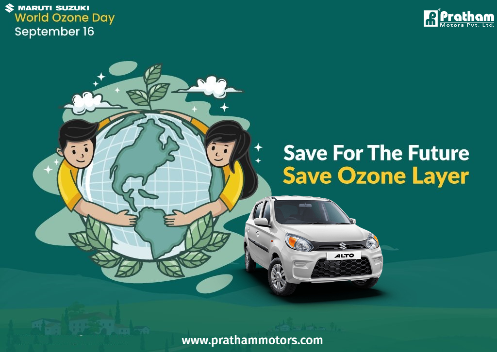 Pratham_Motors's tweet photo. The Layer Which Protects Us All Needs To Be Protected and We Have To Protect It Together…. Warm Wishes On World Ozone Day To You. #prathammotors #marutisuzuki #arena #ozoneday #ozonee #worldozoneday #ozonewater #Bangalore https://t.co/DsccKSyjY3