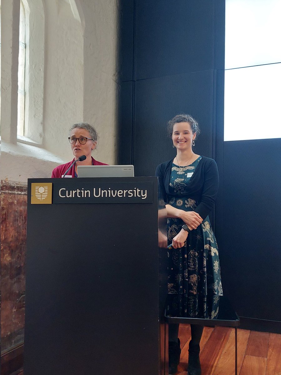 <a href="/BenzCloe/">Cloe Benz</a> and Mia presenting on the <a href="/RockyBayWA/">Rocky Bay</a> and <a href="/CurtinUni/">Curtin University</a> telepractice research project. An amazing partnership.