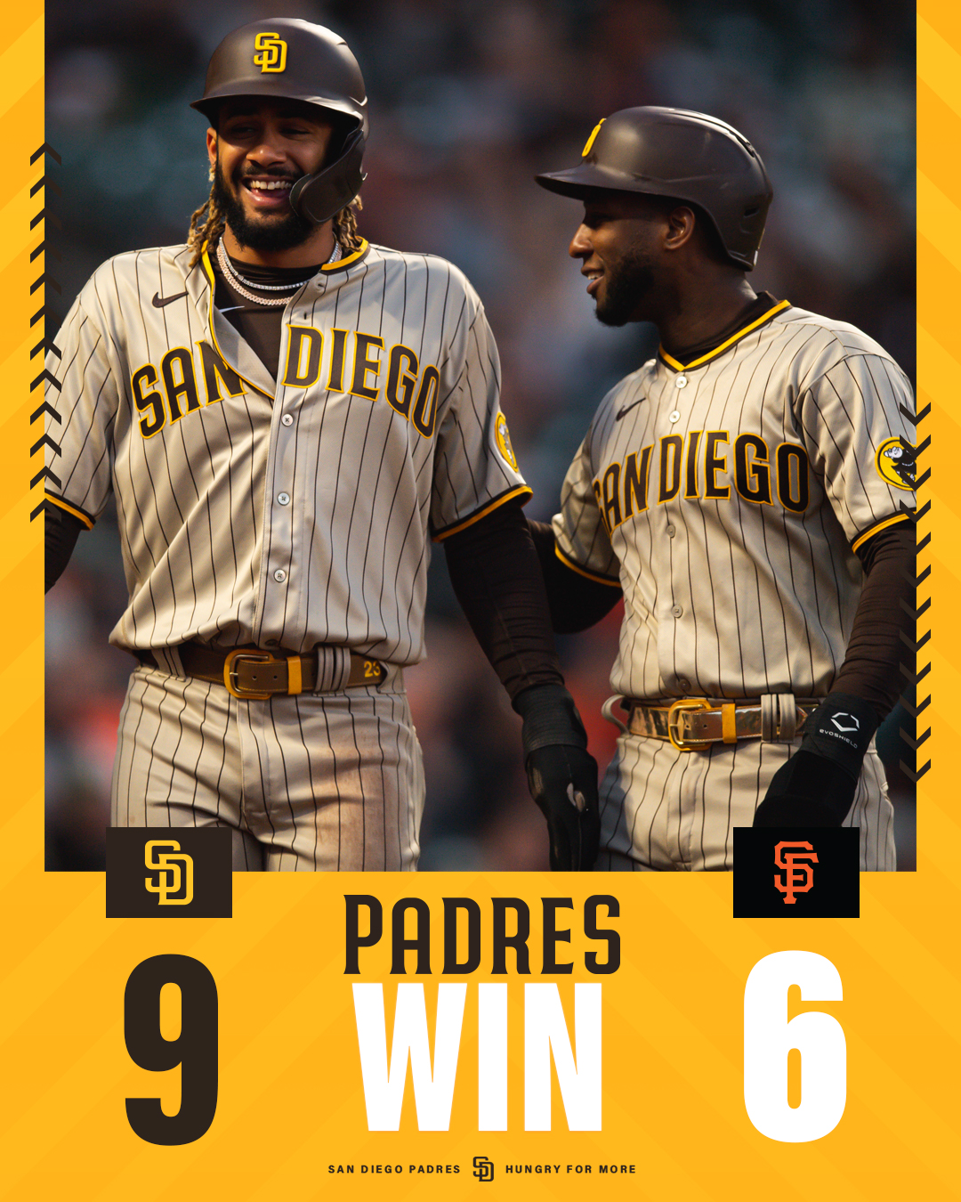 San Diego Padres on X: Let's see the smiles 😌 #PadresWin #HungryForMore   / X