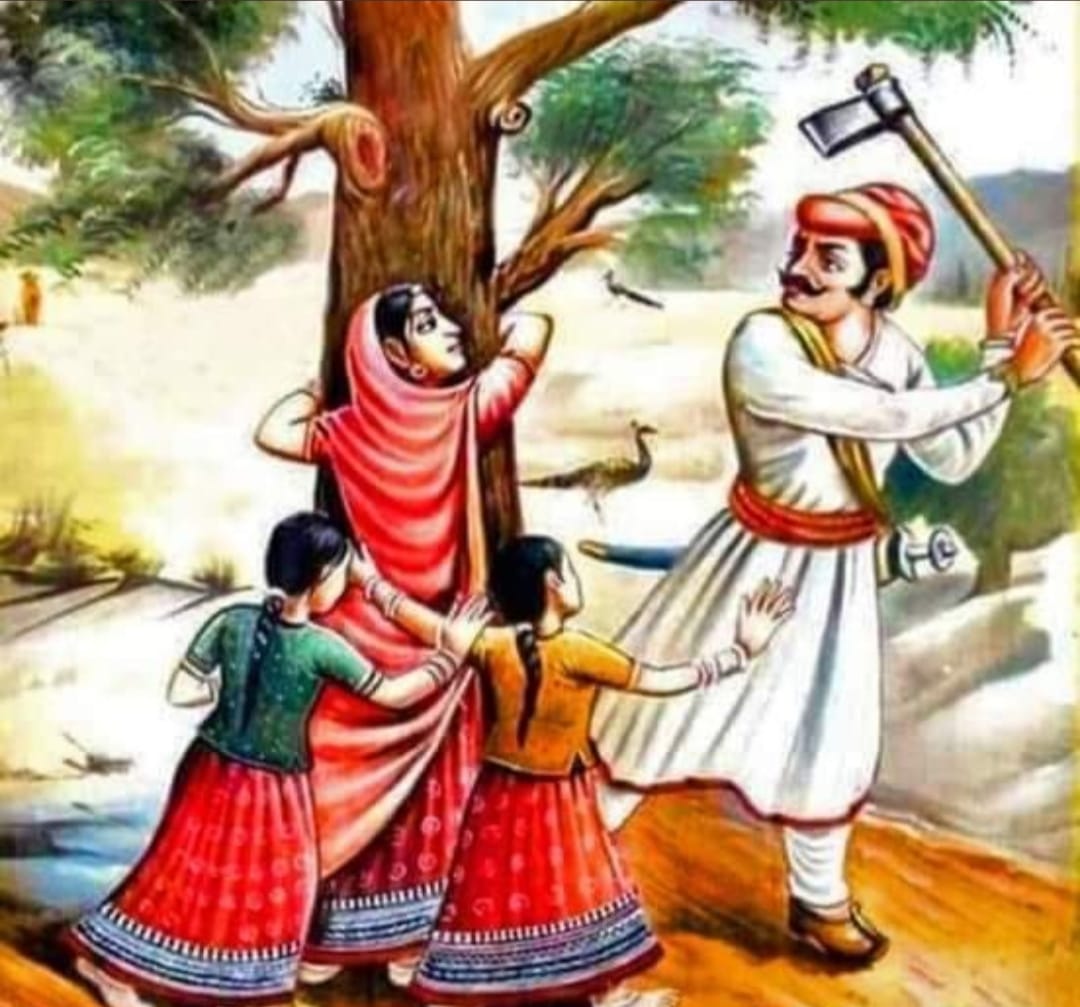 ombirlakota's tweet photo. #खेजड़ली_बलिदान_दिवस पर मां अमृता देवी तथा उन सभी वीर-वीरांगनाओं को शत-शत नमन जिन्होंने प्रकृति के संरक्षण के लिए सर्वोच्च बलिदान दिया। वृक्षों की रक्षा के लिए अपना जीवन न्योछावर कर देने की विश्व में ऐसी कोई अन्य मिसाल नहीं है। उनका त्याग हमारे लिए सदैव प्रेरणास्रोत रहेगा। https://t.co/xlmGLSsxmm