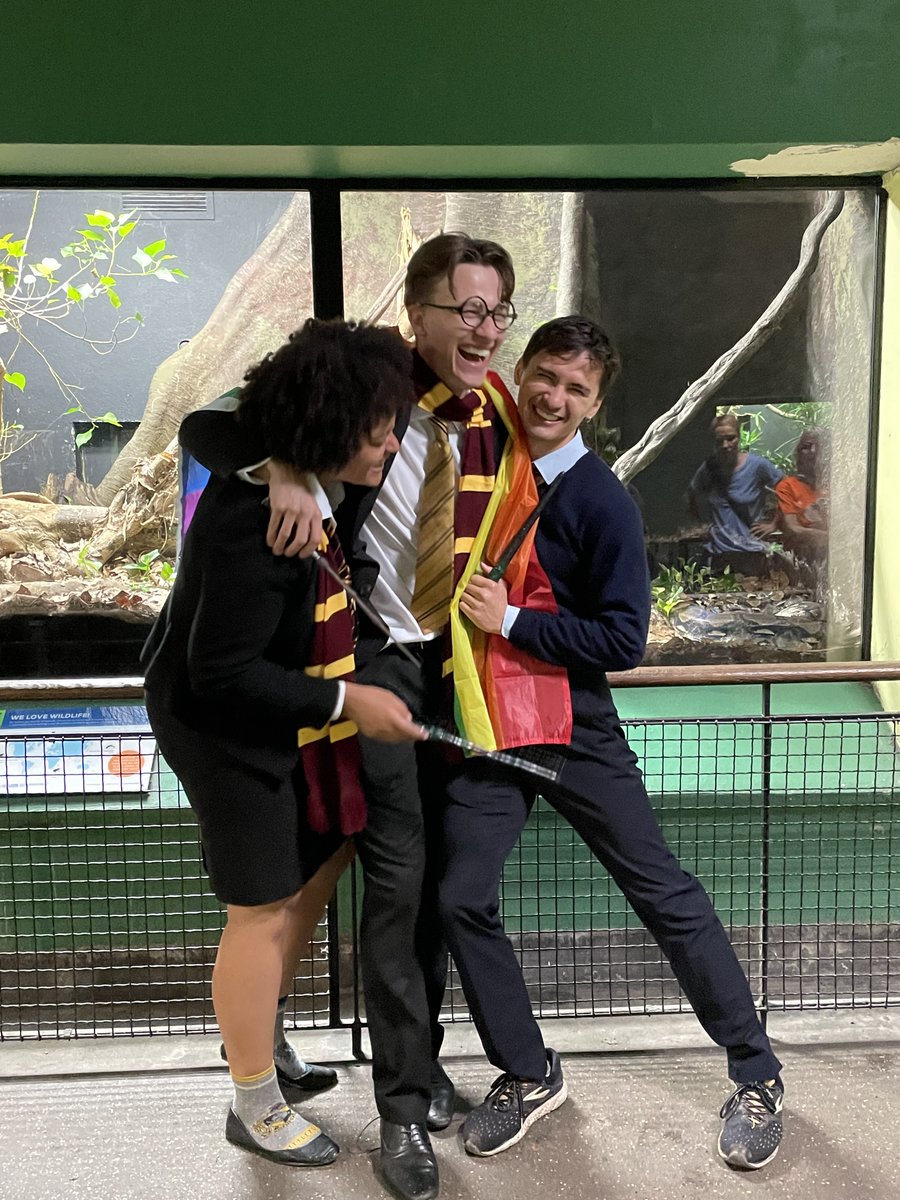 A behind-the-scenes snap of the Dumbledore Is So Gay cast at <a href="/zsllondonzoo/">London Zoo</a>'s iconic Reptile House! 🐍

More photos coming soon, tickets on sale HERE. bit.ly/3keDunp