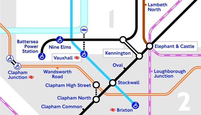 Battersea Park Station Zone New Tube Map Released Featuring Battersea Power Station And Nine Elms |  Londonist