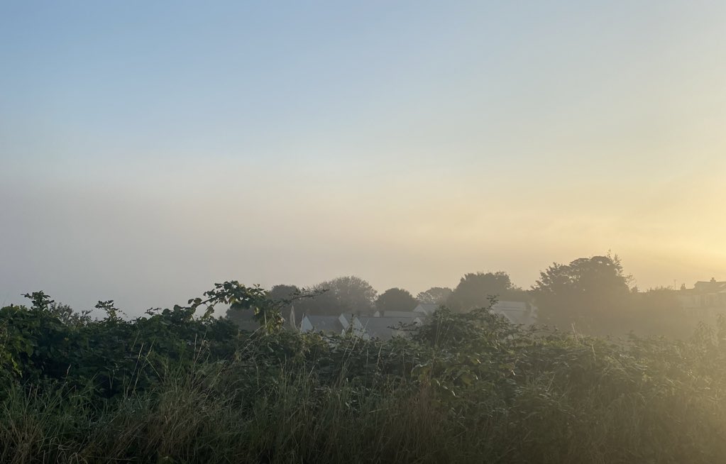 Morning ✨ Starting the day strong. Hanging on to the early glow for my walk to work while I can. 7am won’t look like this for much longer #agilehumans #SmallBusiness #morningperson