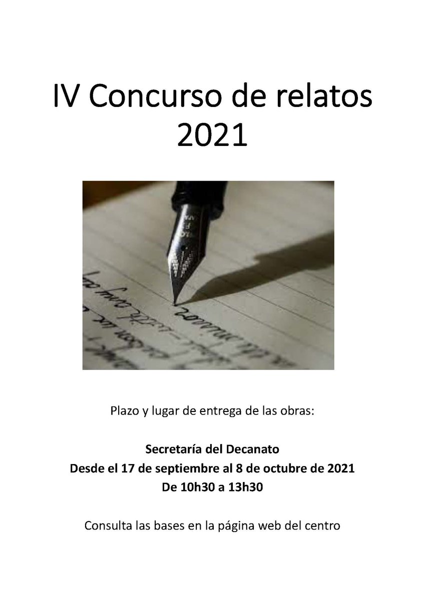 Convocados el Concurso de Fotografía con Móvil y el Certamen de Relatos Cortos. Enlace a las bases, carteles y fichas de inscripción.

zurbaran.unex.es/cloud/index.ph…