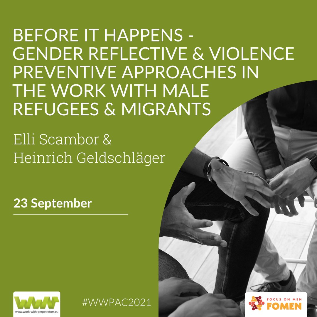 wwp_en's tweet photo. How can we promote #CaringMasculinities and #GenderEquality with an intercultural perspective? The European project FOMEN offers an innovative approach to the work with migrant and refugee men. Register now: https://t.co/Xe1c3rjXoX #wwpen #wwpAC2021 #FomenProject https://t.co/d0lr5L18Nv