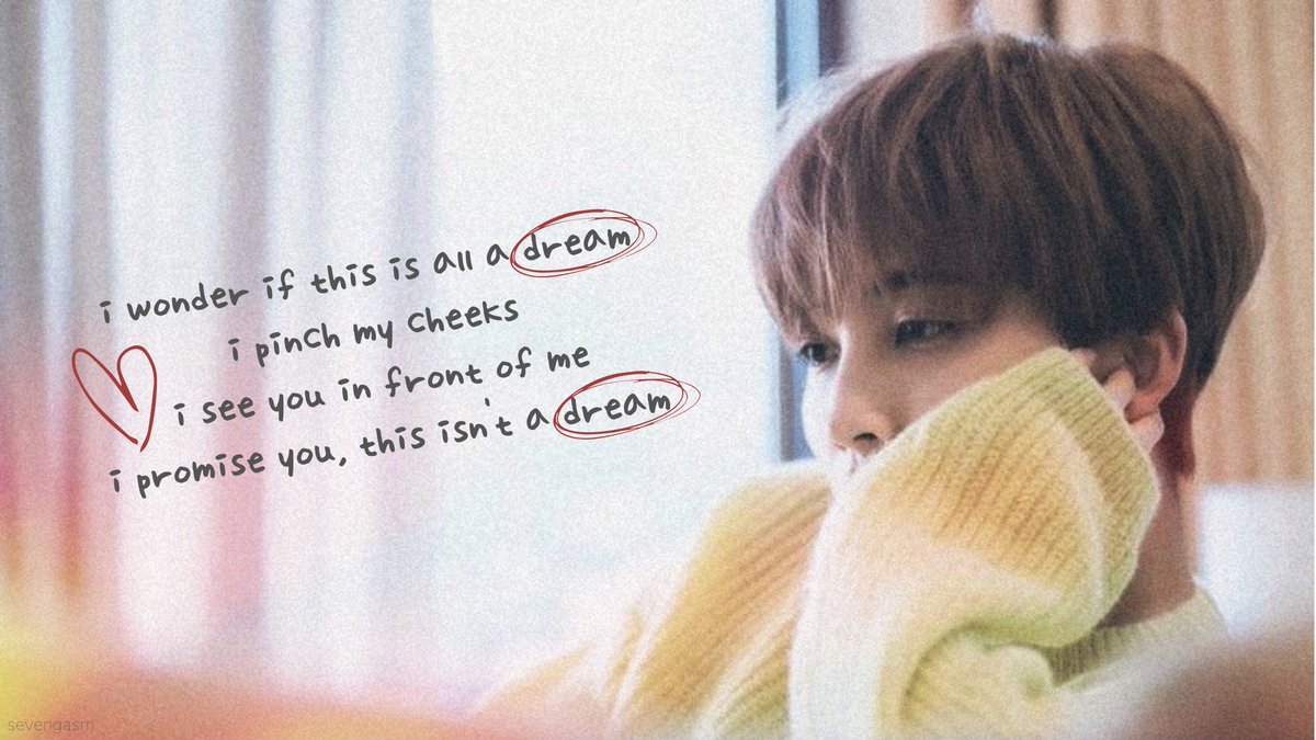 sevengasm's tweet photo. “i promise you, this isn’t a dream” - yoon jeonghan ♡

#jeonghan_dream #정한 #ジョンハン #淨漢 @pledis_17 https://t.co/7iHd6rwSRc