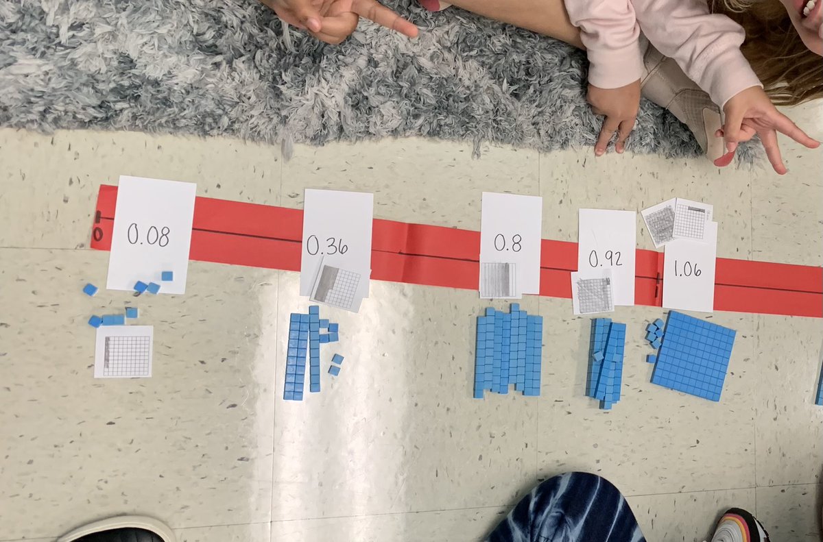 ClemensMs's tweet photo. 4th graders have been working on representing decimals, comparing and ordering on a number line, and learning about mixtures/solutions! #CameyPride https://t.co/iKb92Cd2BP