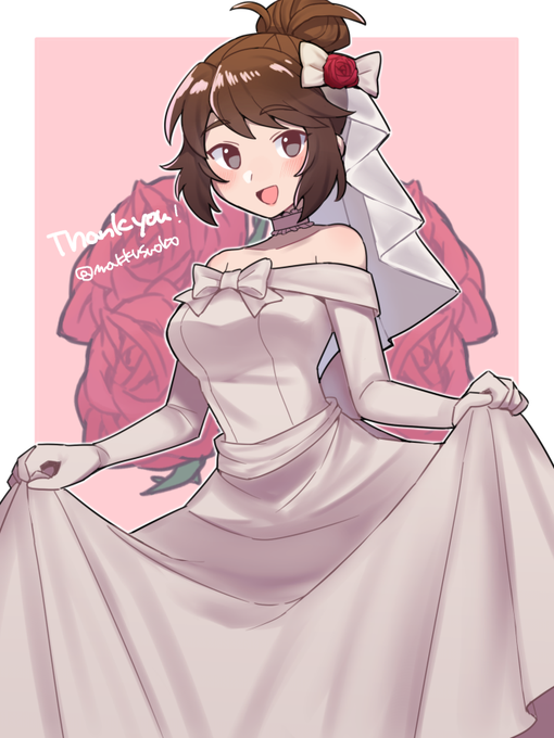 「elbow gloves wedding dress」 illustration images(Latest)｜5pages