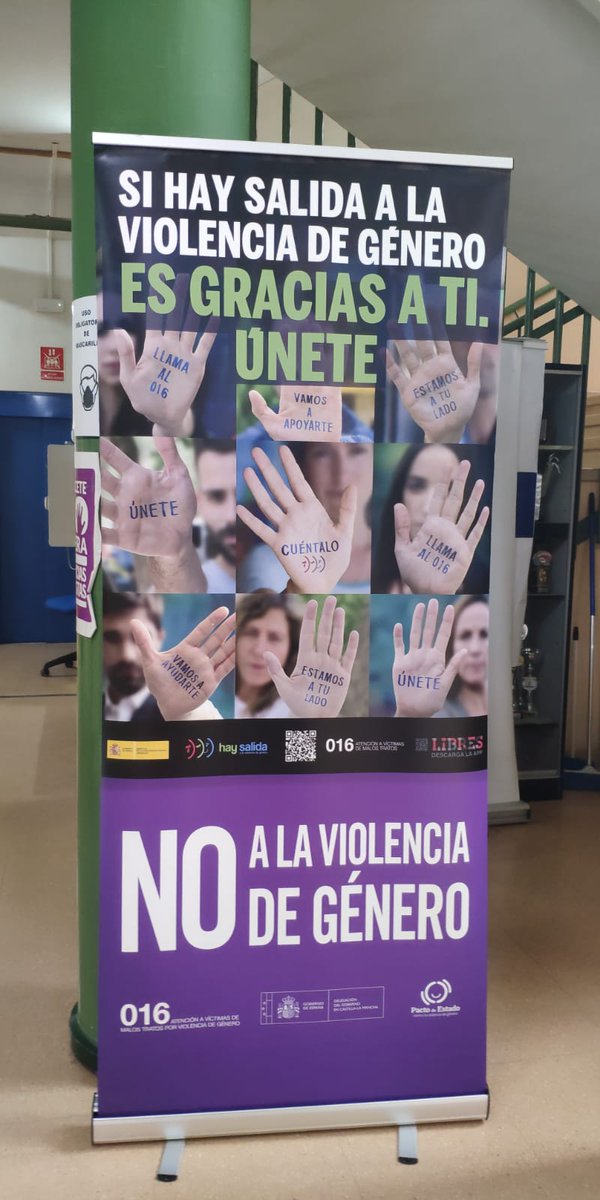 Nueva Exposición en nuestro hall.
#NoEstasSola
#NoALaViolencia 
#NoALaViolenciadeGenero
#Llamaal016