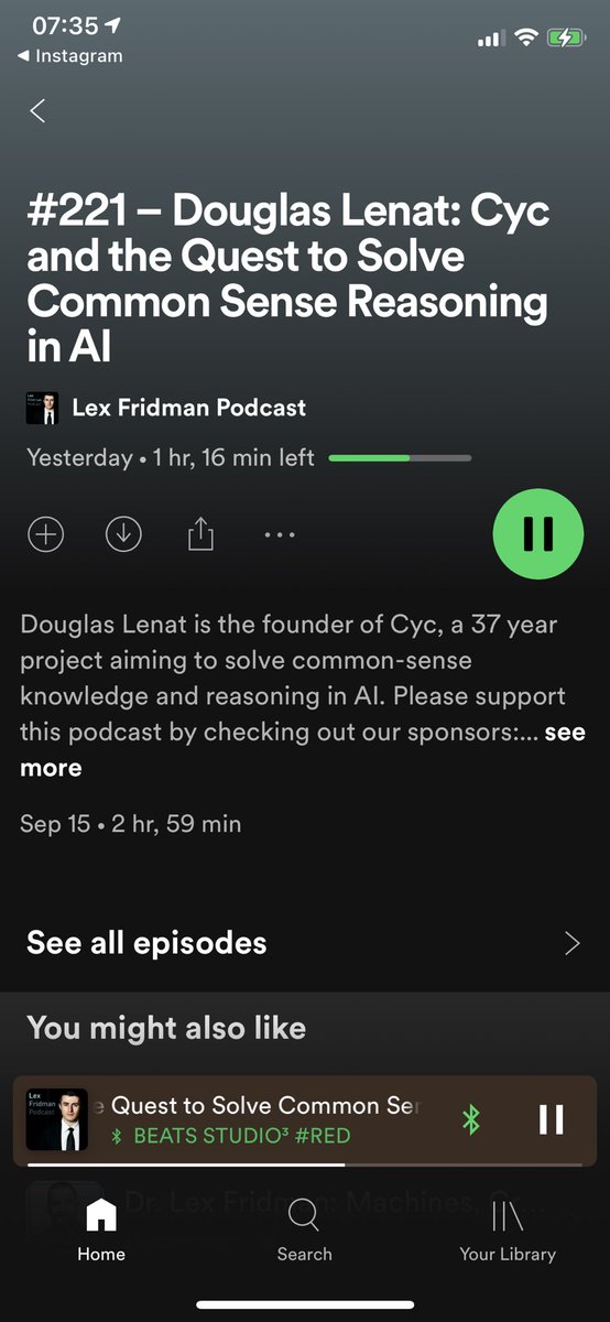 zahifayad's tweet photo. Another amazing conversation #douglaslenat @lexfridman such an interesting and impactful project #cyc #ai #ontology #commonsenseknowledge #inspired #notafraid #alf https://t.co/0nXGtt9gkI