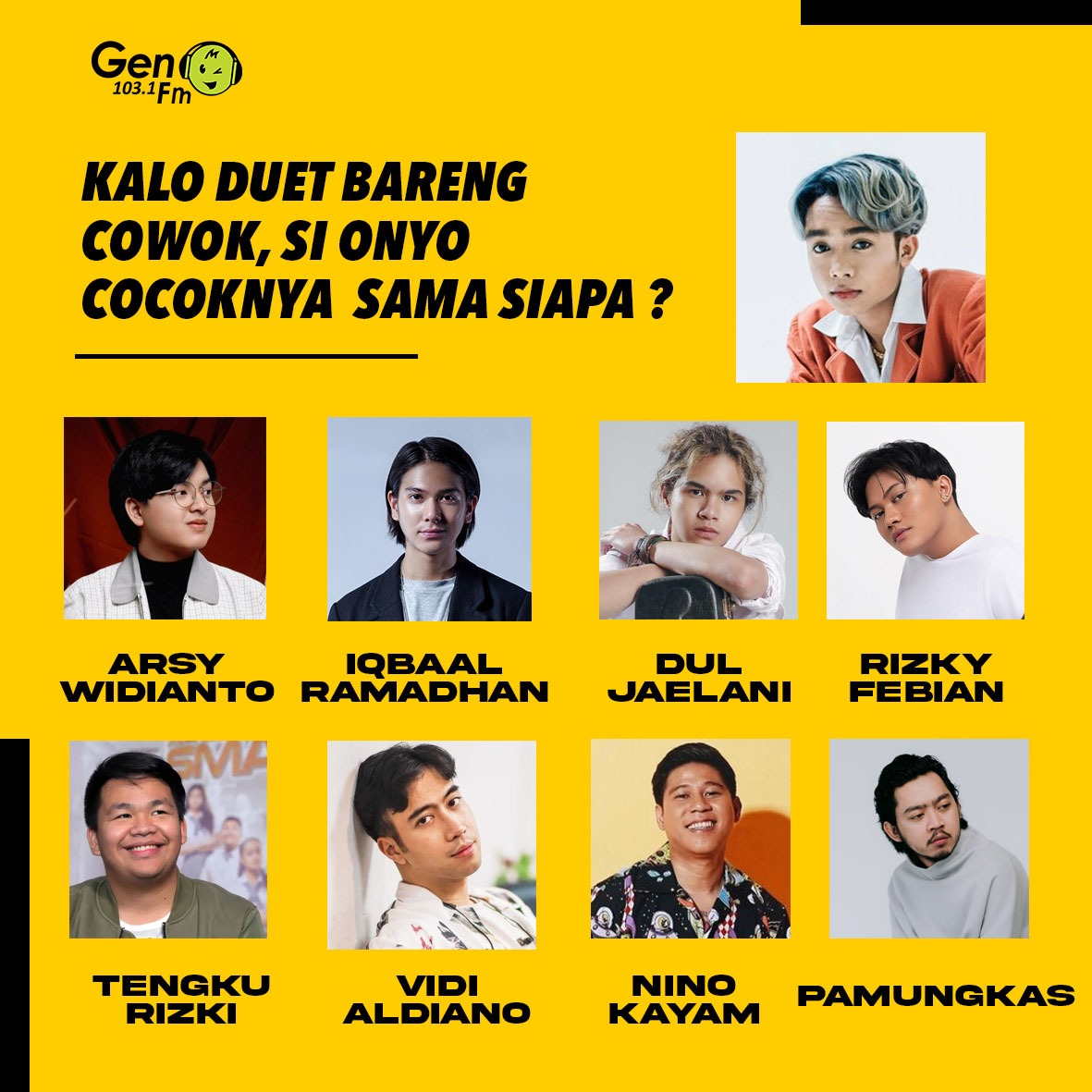 Hhhuuummmm coba sobat GEN kasih tau deh, siapa tau diwujudin beneran sama Betrand Peto Putra Onsu nih 😊😊😊

#MiminNanya
#gen1031fmsby 
#betrandpetoputraonsu