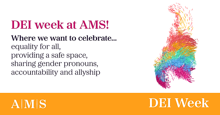 This DEI and Citizenship week at AMS, we want to celebrate inclusion and belonging for all. Bringing our authentic self to work, giving back, pledging to play our part! Together we are stronger, together #WeAreAMS. #DEIweek