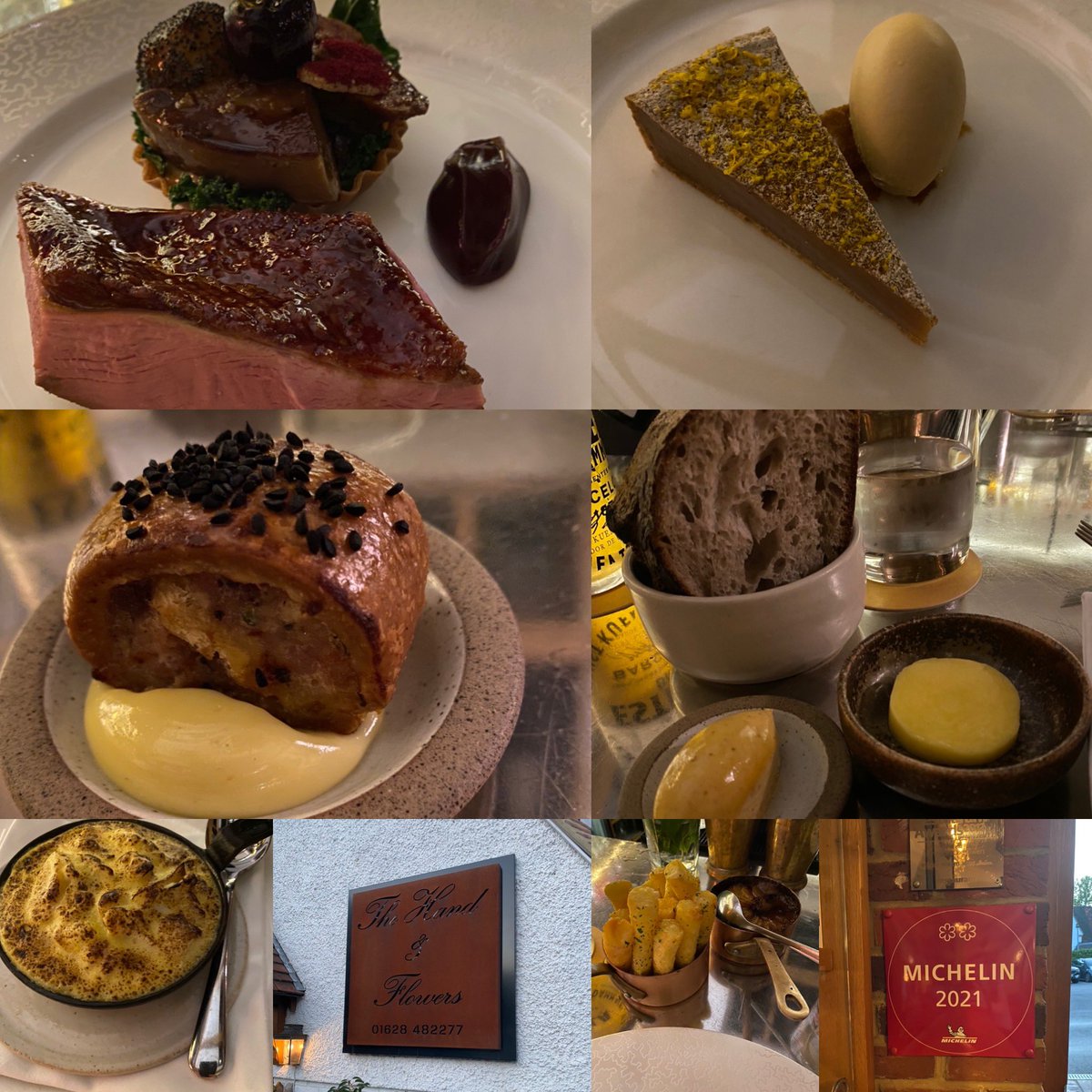 Last nights dinner at 2 Michelin Star <a href="/HandFMarlow/">The Hand & Flowers</a> absolutely outstanding ⭐️⭐️👨‍🍳
