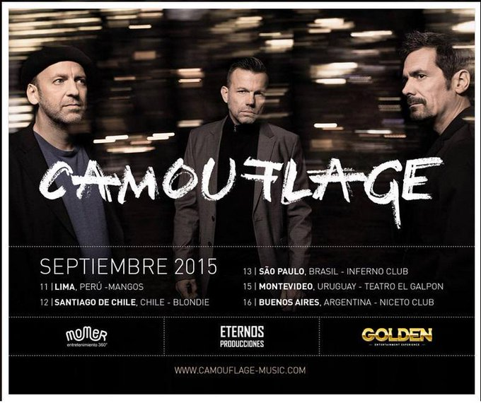 El 16 de septiembre de 2015, 6 años atrás, la banda #Synthpop alemana CAMOUFLAGE se presentaba en 
<a href="/NicetoClub/">Niceto Club</a> #BuenosAires 🇦🇷.