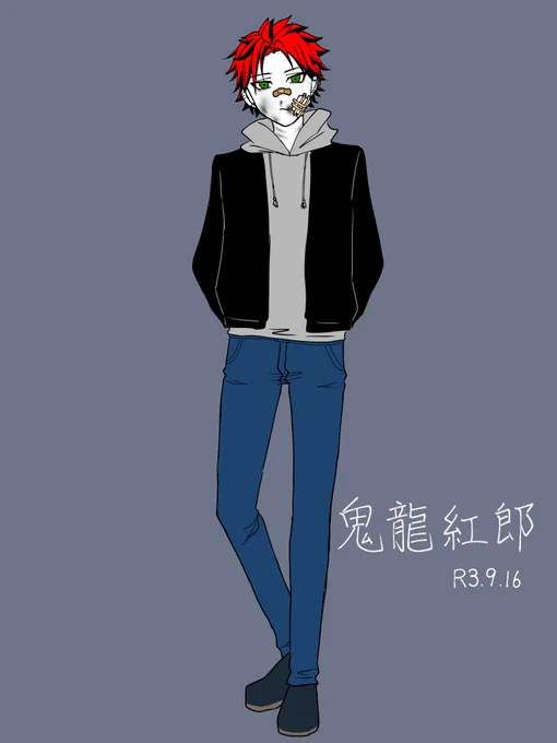 指描きにしては頑張った 