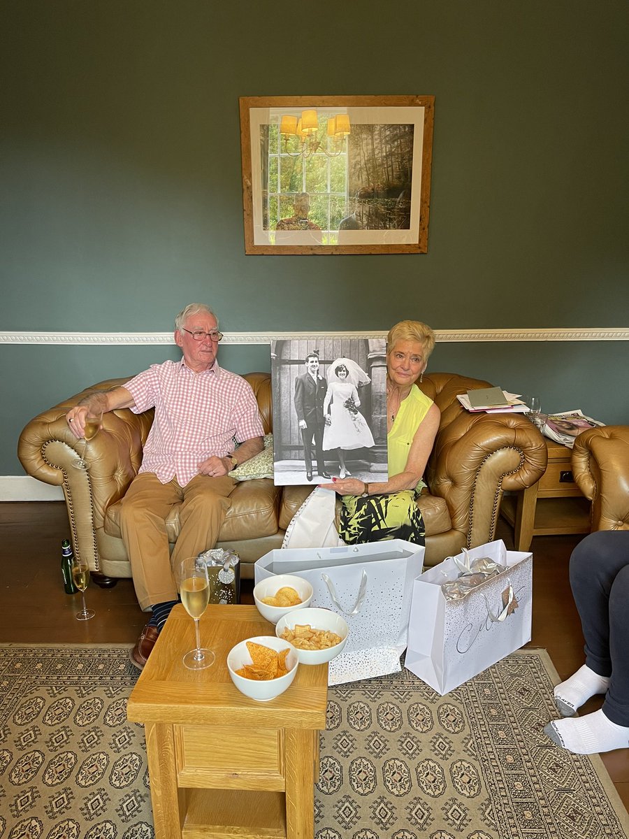 Happy 60th wedding anniversary to my amazing parents Gerry and Frances Dillon