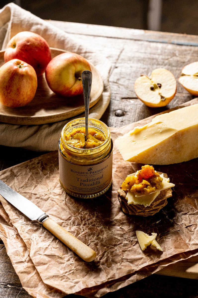 Rosebud Piccalilli is packed with crunchy vegetables, cucumbers, tomatoes, onions, cauliflower, the spice from the mustard seed shines through and the flavour is cut through with cider vinegar.

Visit our Journal to read more ; 
ow.ly/W5gM50FvGDD

#rosebudpreserves