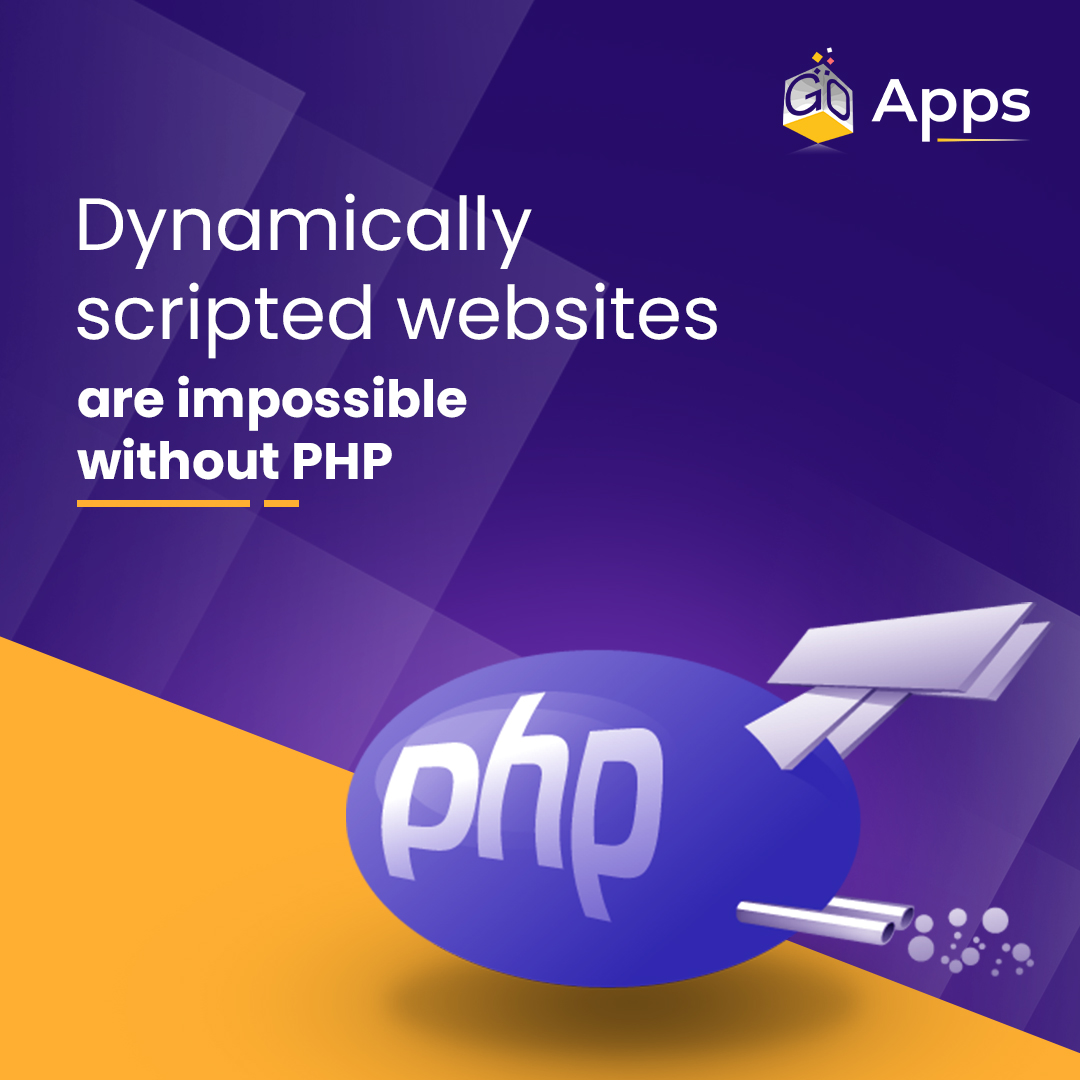 PHP is one of the most powerful tools to develop dynamic websites that deliver the best functionality. If you are looking for a PHP-based website for your business, you are in the right place. 
#Goapps #websitedevelopment #PHPwebsites #appdevelopment #customizedsolutions