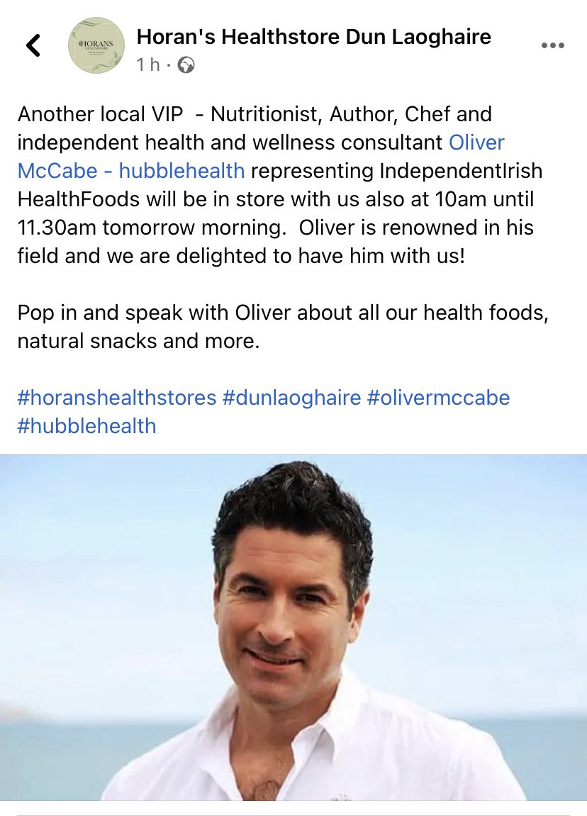Oliver McCabe NT ITEC Author Chef (@olmccabe) on Twitter photo #HappyFriday Official Launch of <a href="/horanshealthsto/">Horan's HealthStores</a> #Healthstore #DunLaoghaire member of <a href="/healthstores_ie/">Health Stores Ireland</a> from 10-1130am tomorrow am where you can sample our NEW <a href="/True_NatGood/">True NaturalGoodness</a> organic vegan proteins (Hemp, Pea or Rice) within my delicious pre-prepared fresh healthy smoothie recipes. #HappyFriday Official Launch of <a href="/horanshealthsto/">Horan's HealthStores</a> #Healthstore #DunLaoghaire member of <a href="/healthstores_ie/">Health Stores Ireland</a> from 10-1130am tomorrow am where you can sample our NEW <a href="/True_NatGood/">True NaturalGoodness</a> organic vegan proteins (Hemp, Pea or Rice) within my delicious pre-prepared fresh healthy smoothie recipes.