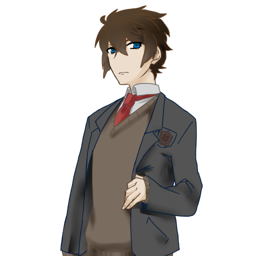 これは初めてぐらでぇしょんまっぷを使って色宛てた自キャラ 見て 赤間虫 12月 2月中旬まで卓 のイラスト