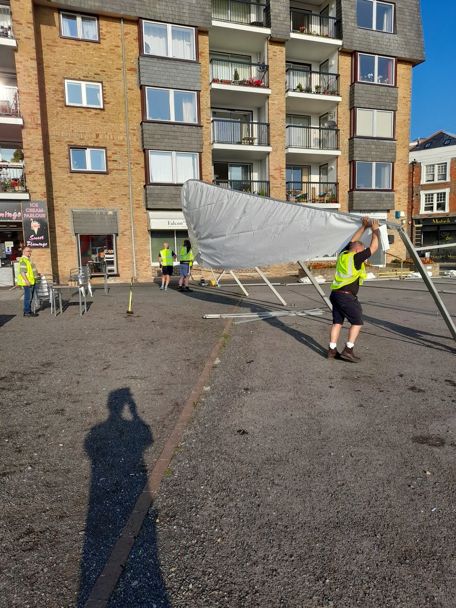 Festival build up begins <a href="/southdownsfolk/">Southdowns Music Festival</a> <a href="/regiscentre/">Regis Centre</a>