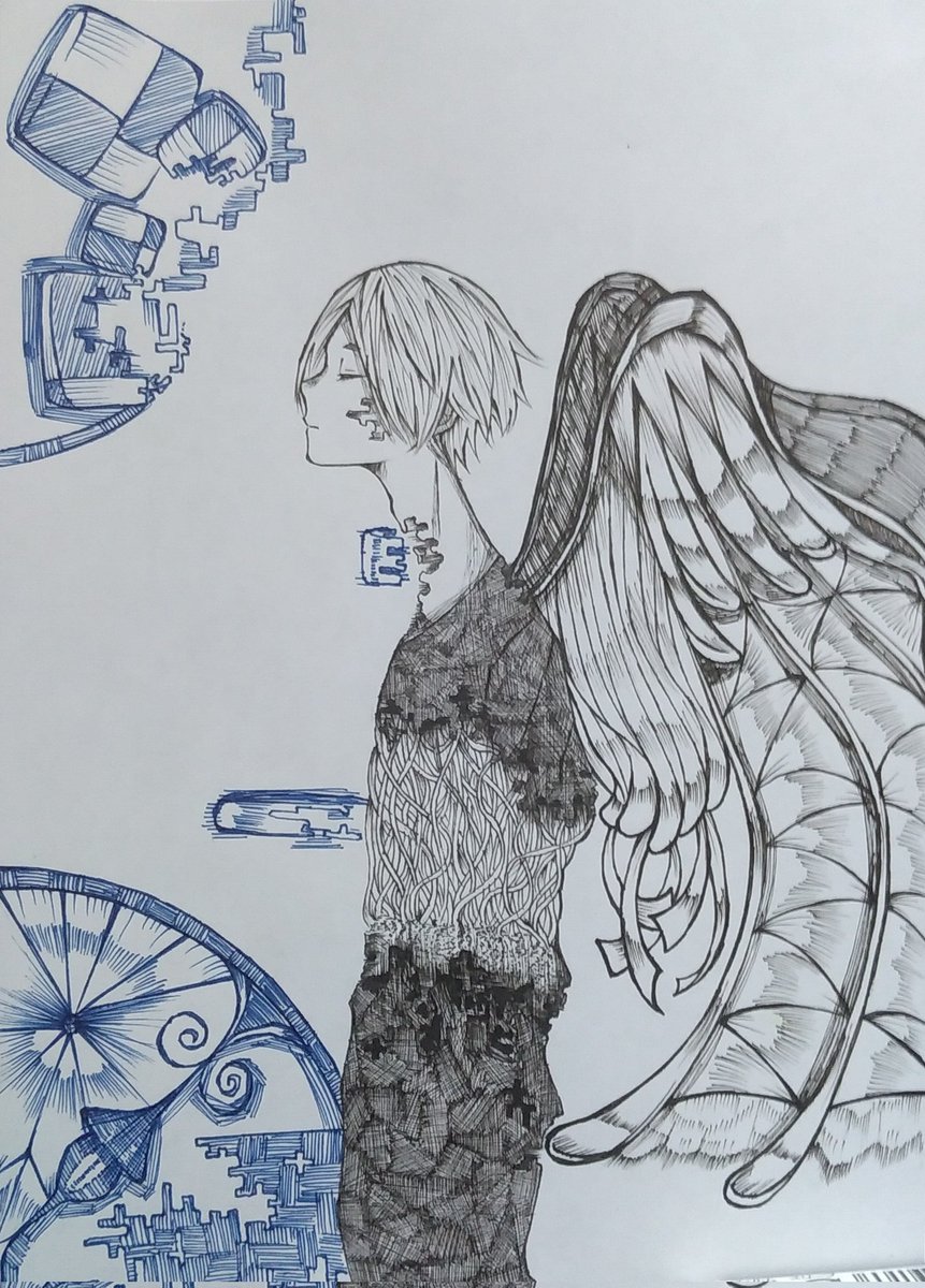 Twoucan ペン画 細かい の注目ツイート イラスト マンガ コスプレ モデル