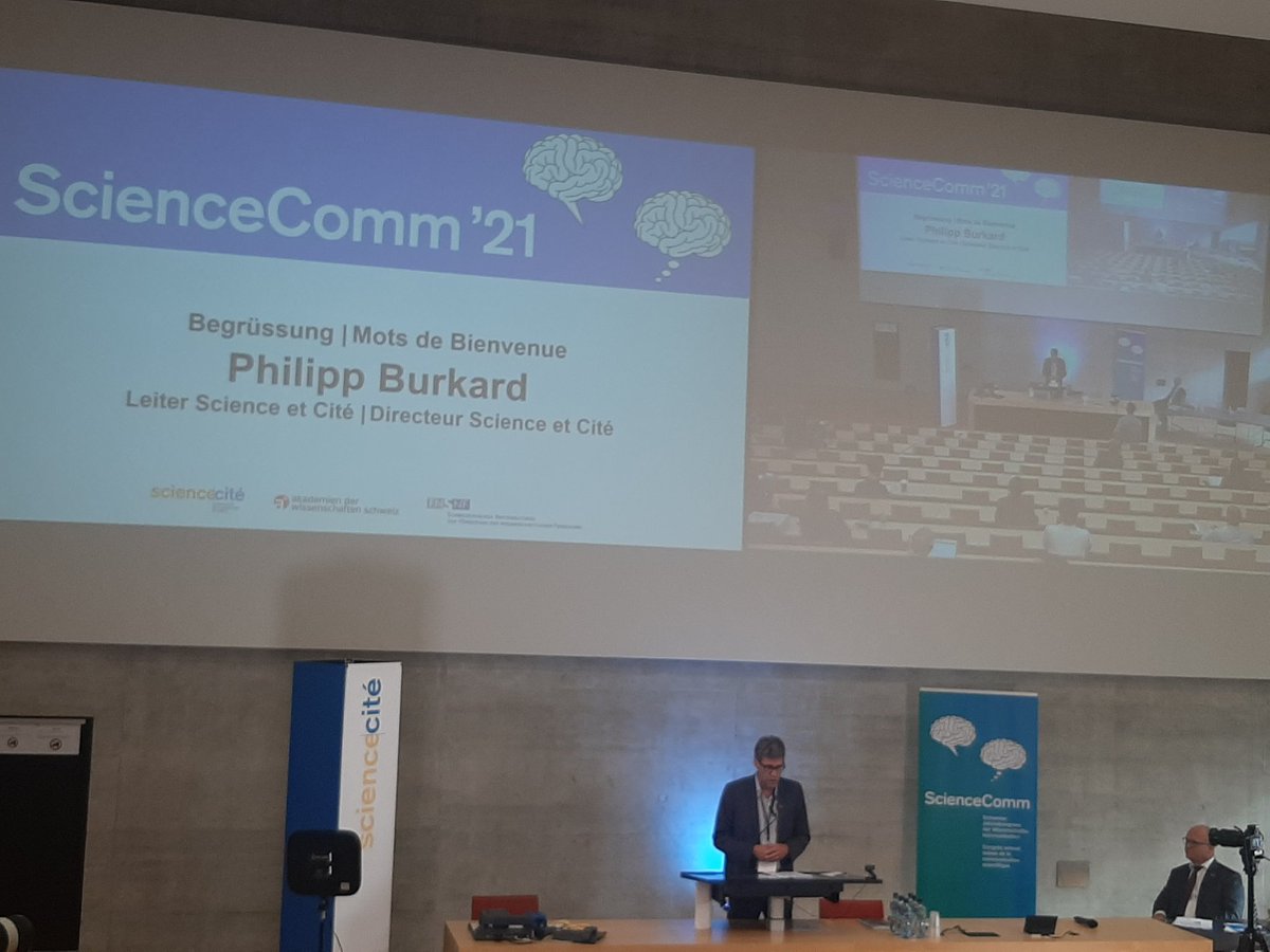 Zabala_Li's tweet image. 🙌Off to a great start! Mots de bienvenue du Directeur @ScienceEtCite Philipp Burkard dans la deuxième journée de la conférence #ScienceComm21  #science #communication #sciencematters #wisskomm