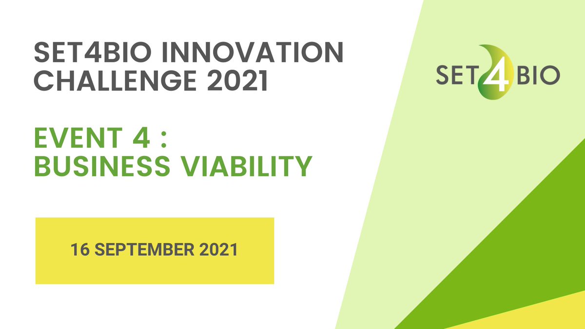 The @Set4Bio Innovation Challenge hosts today another theme-based workshop for participating teams! The focus is on the Business Viability of innovative solutions for #bioenergy and #renewable #fuels with presentations by teams and feedback by experts