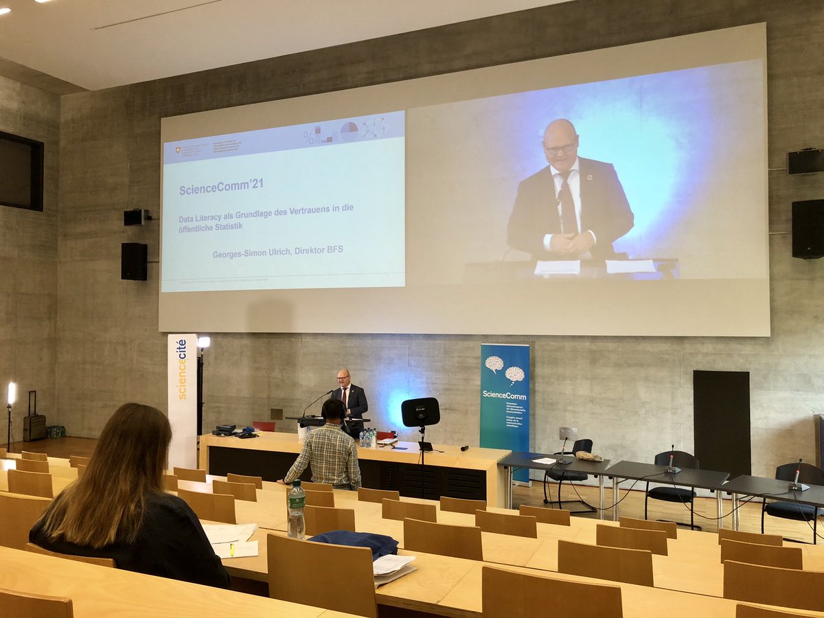 arnoleli's tweet image. Vielen Dank für die spannende #Keynote an der #ScienceComm21, @gulrich68! 
Die Einordnung von Daten, Zahlen und Fakten ist heute wichtiger denn je.
@ScienceEtCite