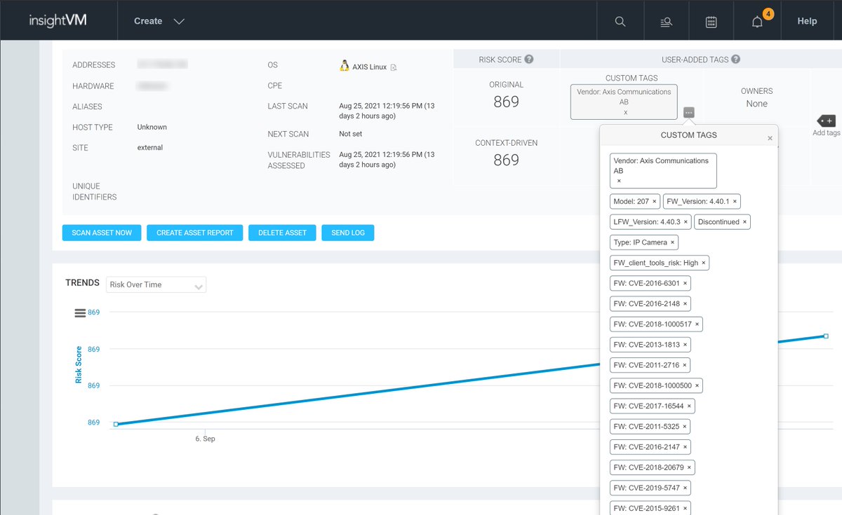 In the following blog post we demonstrated the Integration of IoTVAS API with <a href="/rapid7/">Rapid7</a> #InsightVM for #IoT or connected device discovery and #vulnerability assessment
firmalyzer.com/posts/iotvas_r…
#devicesecurity #iotsecurity #devicemanagement #vulnerabilityassessment #CyberSecurity