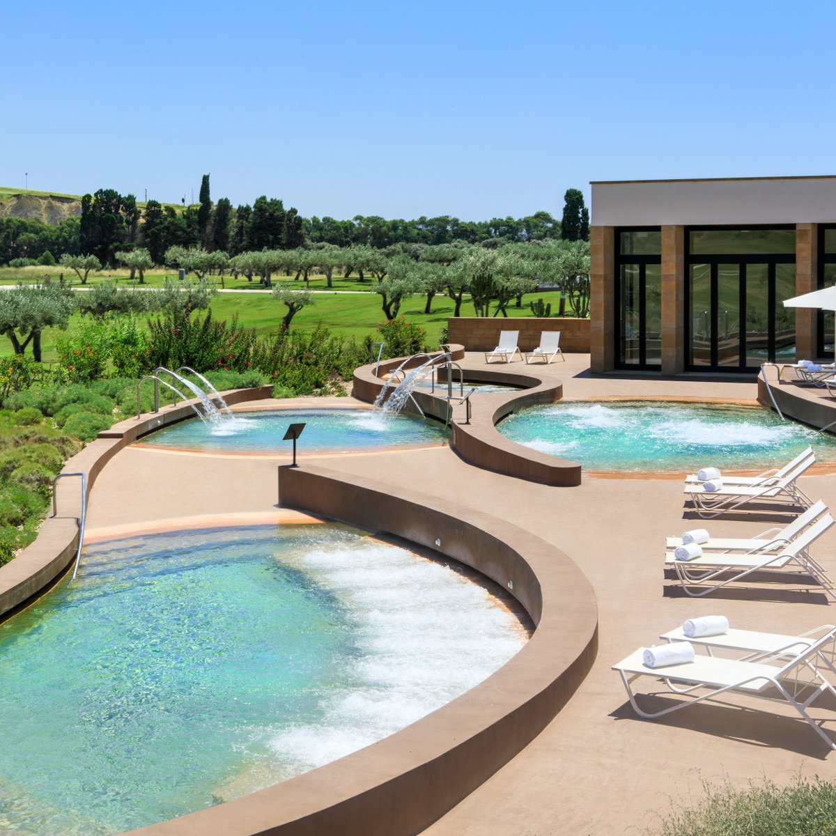 Nestled in the sun-blushed Sicilian countryside is one of Europe's most advanced wellness centres: Verdura Spa. #RoccoForteHotels #RoccoForte #Sicily #VerduraResort