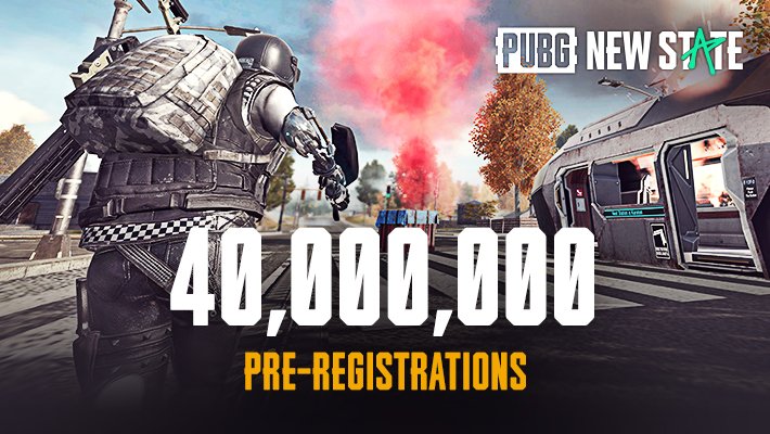 NEWSTATEMOBILE's tweet photo. Happy 40m🥳🎉
Your endless support is highly appreciated!
Don't forget to pre-register: https://t.co/UN0rjLpsVv
#pubgnewstate #40mPreReg https://t.co/Otod8RDAze