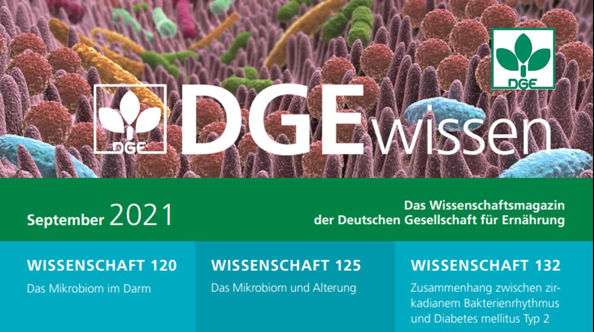 Das aktuelle #DGEwissenschaftsmagazin ist erschienen, diesmal zum Thema #Mikrobiom und #Ernährung
#DGE-Mitglieder erhalten #DGEwissen als Supplement zur @EUmschau kostenlos.
#Ernährungswissenschaft
dge-medienservice.de/catalog/produc…